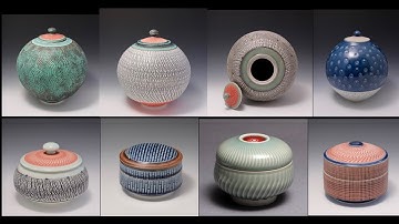 503. A Slide Show of Covered/Lidded Boxes/Jars made by Hsin-Chuen Lin 林新春 蓋盒蓋罐幻灯片展示
