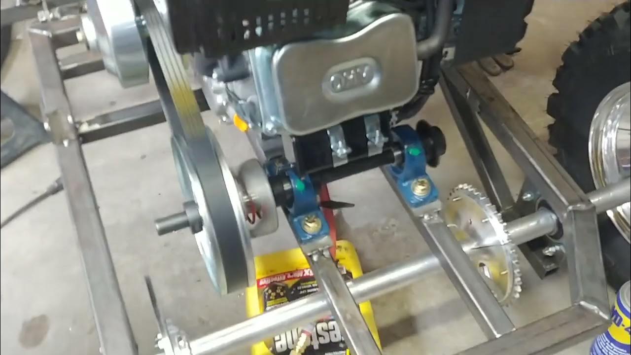 First Start Predator 420cc Grand Daddy go kart build YouTube