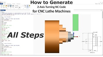 How to Generate 2-Axis Turning NC Code for CNC Lathe Machines