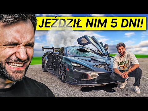 ZNANY YOUTUBER ROZBIŁ MCLARENA SENNĘ! - MotoNEWS