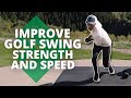 Explosive golf swing workout with dumbbells  plyometrics for golfers  golfforever