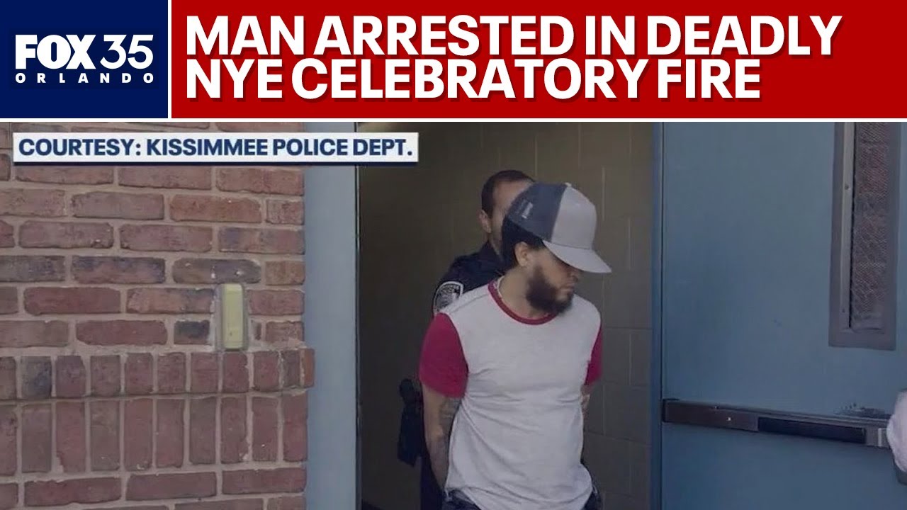 Florida man arrested for firing gun over lake on New Year's Eve that ...