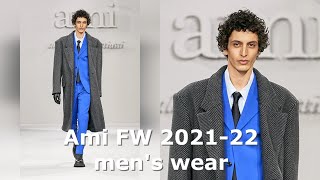 Ami Fall Winter 2021 22 men&#39;s wear