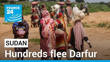 Sudan conflict: Hundreds flee Darfur as fighting intensifies • FRANCE 24 English