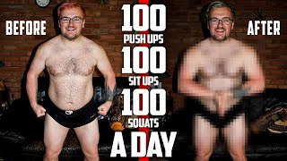 100 Push-Ups, 100 Sit-Ups And 100 Squats A Day For 30 Days And This Is The  Result - Youtube
