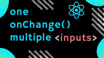 multiple controlled inputs using single onChange function in react js