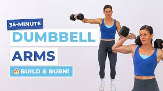 35-Minute Dumbbell Arm Workout | Upper-Body Strength + Power Circuits