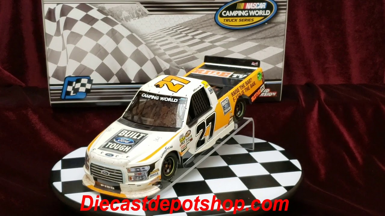 CHASE BRISCOE 2018 ELDORA WIN RACED VERSION #27 FORD F-150 TRUCK 1/24 ACTION