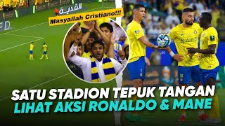 Buang Jatah Hattrick Demi Mane!! Aksi Ronaldo Jadi Sorotan Saat Beri Penalti Ke Mane vs Al Khaleej