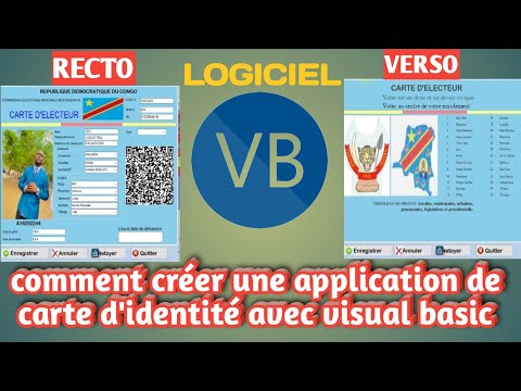 comment créer une application de carte d'identité avec visual basic