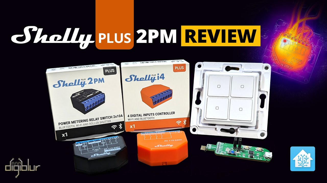 Shelly Plus 2PM Review  ESP32 Smart Relay w/ Power Monitoring