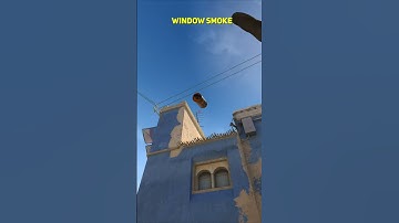 WINDOW SMOKE THAT YOU NEVER SEEN BEFORE ON MIRAGE CS2 #shorts
