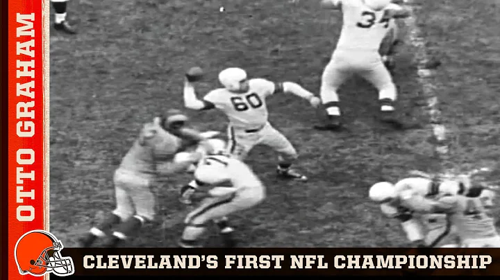 Otto Graham Leads Cleveland to Their First NFL Cha...