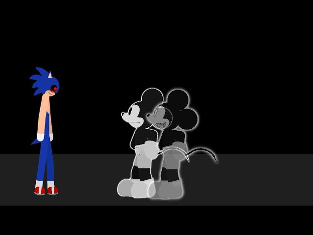 Mouse.AVI vs Sonic.exe (Creepypasta Battle) Part 1