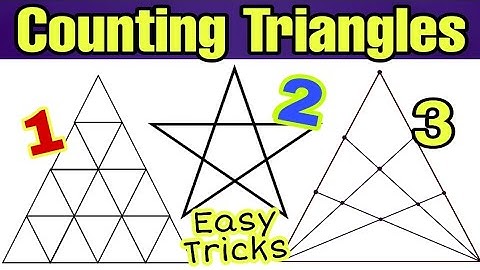 Reasoning Tricks- Counting Triangles Short Trick | कितने त्रिभुज है | Maths Tricks- SSC CGL/ RAILWAY