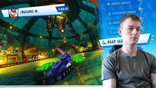 CTR Dev Time Trials - Part 11. Deep Sea Driving & Hot Air Skyway...