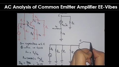 AC Analysis of Common Emitter Amplifier #amplifier