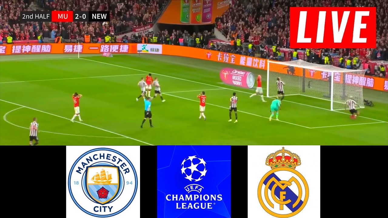 Manchester City vs Real Madrid Champions League 2023 Ucl Live Stream Pes 21 Gameplay