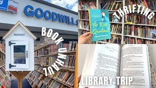 Goodwill Book Shopping | Unhaul + Little Free Libraries | Library Trip