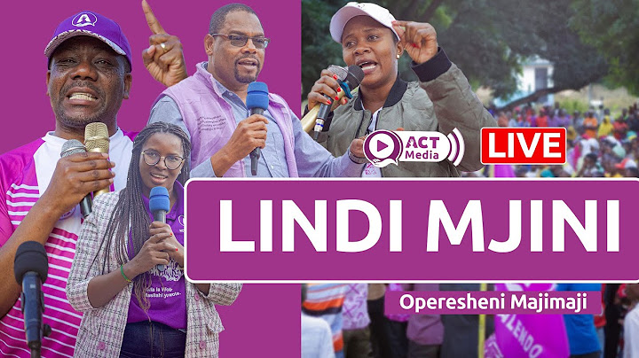 LIVE🔴:  ZITTO, ESTHER, RITHE, MAHARAGANDE WANAUWASHA MOTO