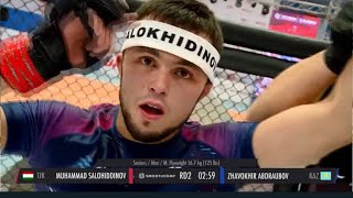 САЛОХИДИНОВ МУХАММАД🇹🇯-Жавохир Абдрауфов 🇰🇿                Asian Championships 🔥