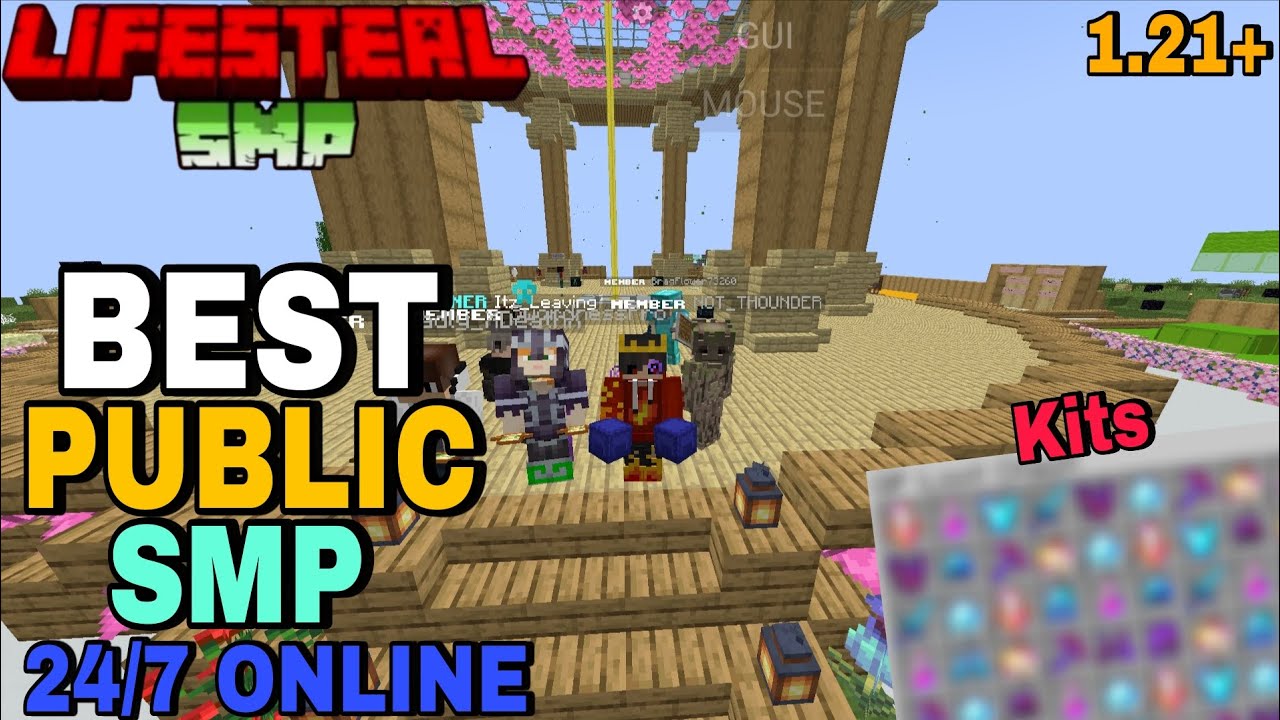 💯 Join Best Lifesteal Public Smp Server For Minecraft 📿 | Java + PE ...