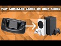 How to Play Sega Gamegear on Xbox Series S/X! Sega Gamegear Retoarch Setup Xbox!