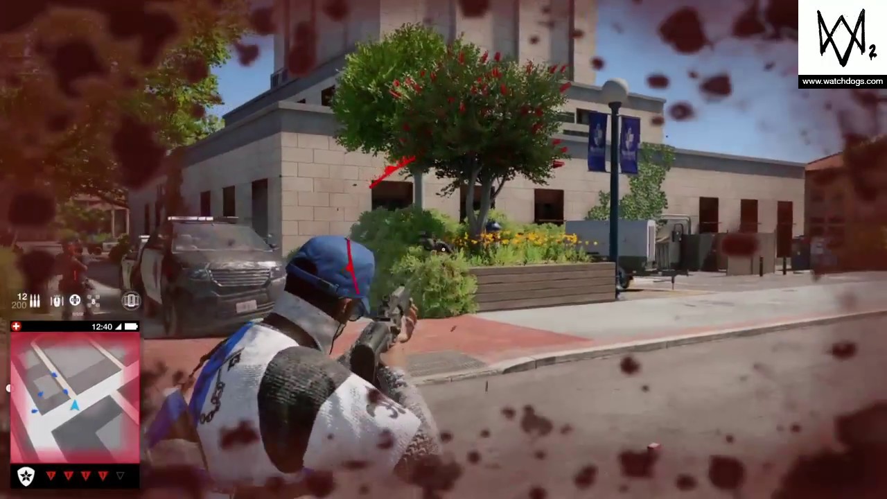 How to escape level 5 police in Watch dogs 2 |Smooth felon  | with location |