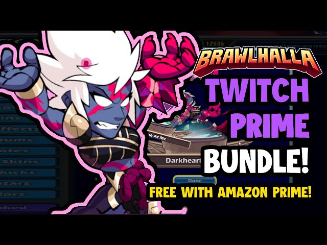 Brawlhalla -Twitch Prime Darkheart Bundle Showcase! (Free for  Prime)  