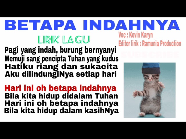 KEVIN & KARYN - BETAPA INDAHNYA