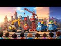 Construction Vehicles Song For Kids 🚧   Learn Excavator, Crane &amp; Truck