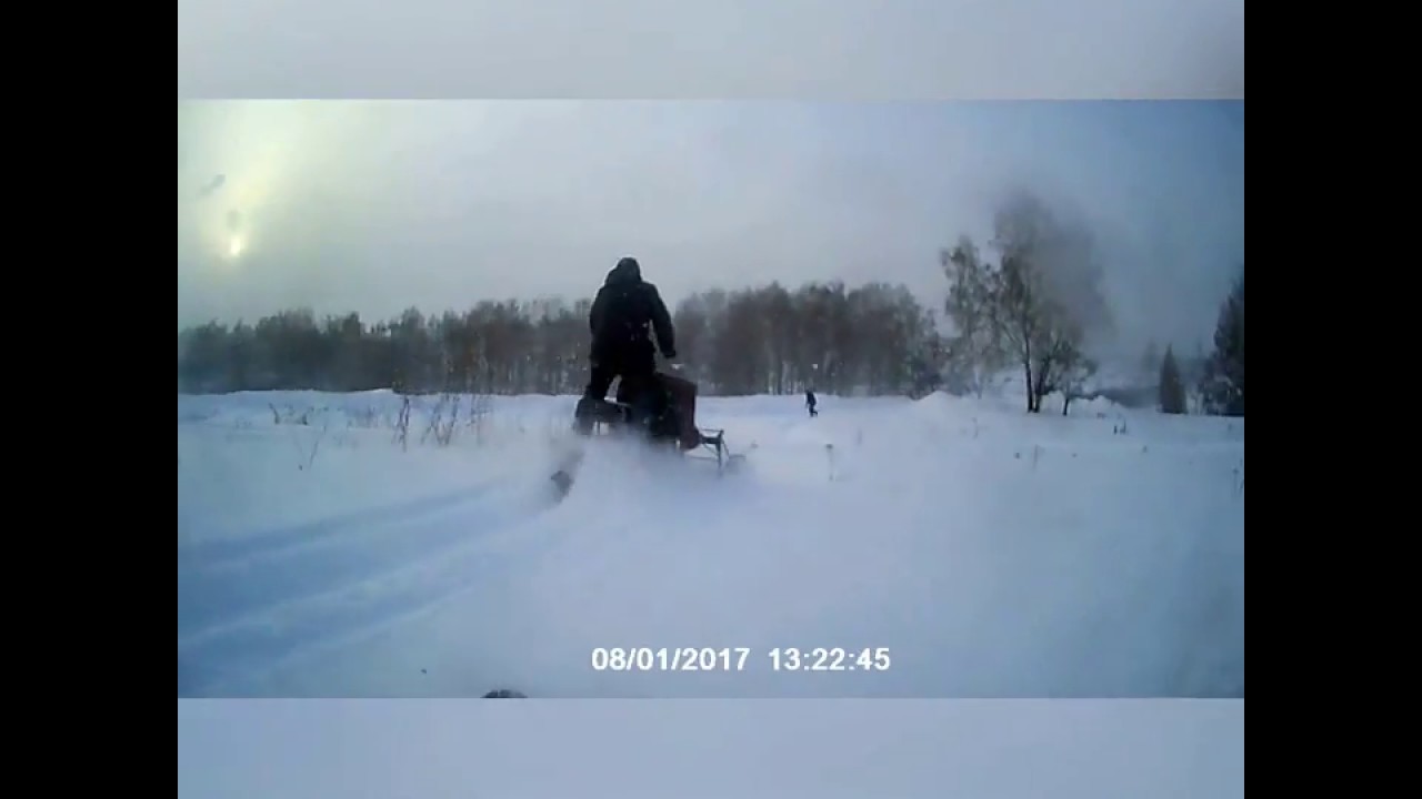 ⁣Самодельные снегоходы по катушки.