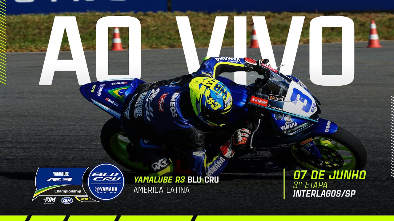 AO VIVO: Yamalube R3 BLU CRU América Latina 2025 | 3ª etapa