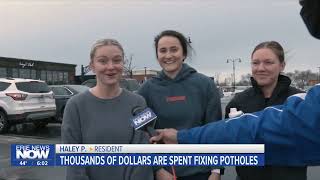 Thousands Spent Fixing Potholes
