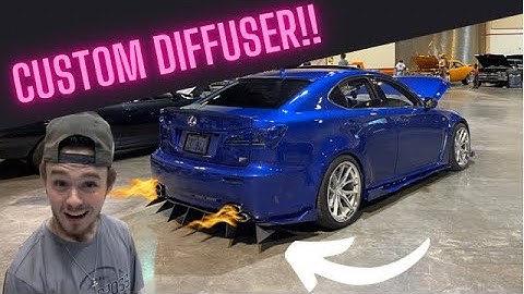 CUSTOM REAR DIFFUSER!! *SUPER AGGRESSIVE *