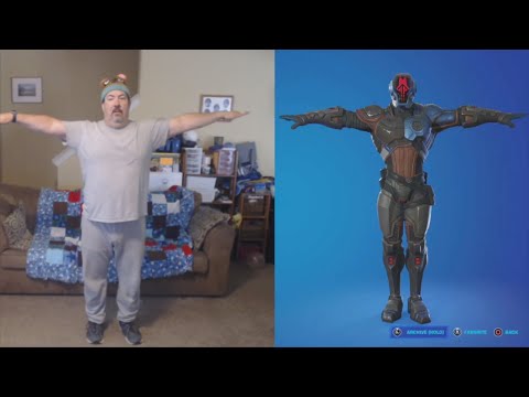 I knew the T-pose emote would come in handy : r/FORTnITE