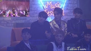 Fancam 161231 Exo & Shinee Reaction To Gfriend - So Hot Mbc 2016