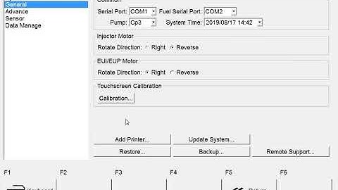 common rail injector data updating