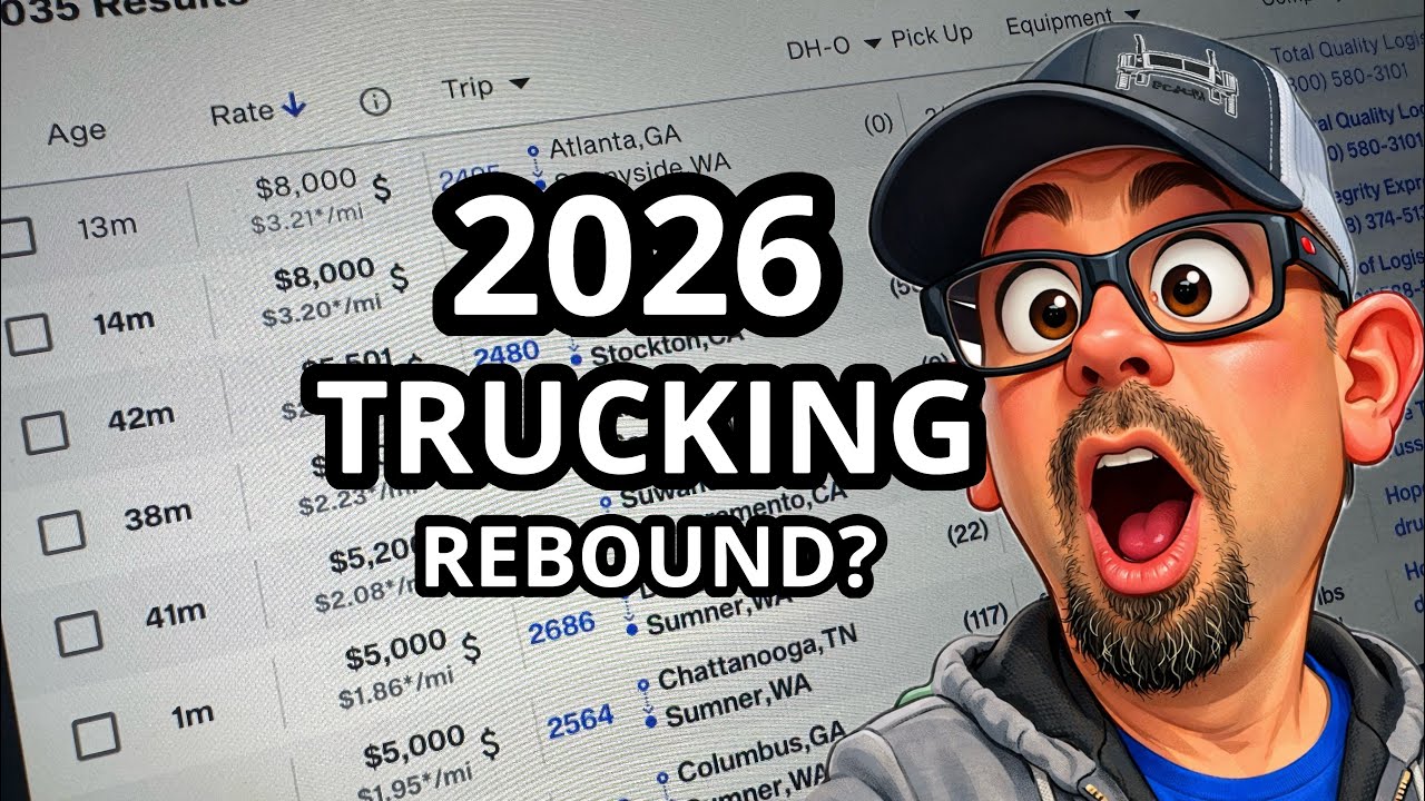 Is the trucking and freight market looking up!! DAT One load board coverage 2-11-2026