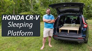 Sleeping Platform Tour Honda Cr-V Car Camping Setup