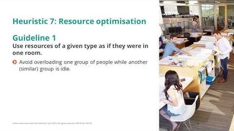 Heuristic 7: Resource optimisation