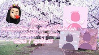 Tutorial mendapatkan foto profil WhatsApp aesthetic dan lucu🍡✨ screenshot 1