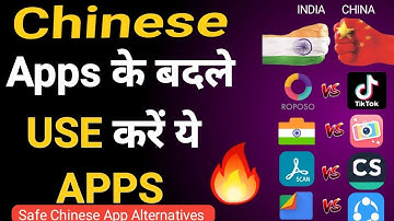 Alternatives of Chinese App  ||Tiktok Ban In India || Share it,UC Browser,Video Editing & More