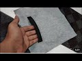 How to sew a pocket 1. Sewing Tutorial . Sewing course . cara membuat saku paspol 1