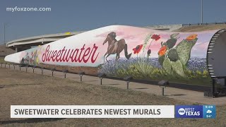 Sweetwater and Nolan County celebrated their newest murals Thursday morning