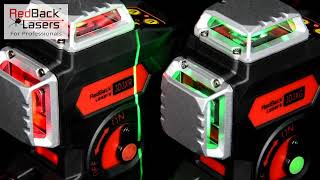 3D 360 Line Laser for Professional Trades — 3D3XR & 3D3XG | RedBack Lasers