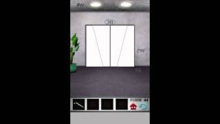 100 Floors Game Walk-Through Level 44 (Android)  (commentary) HD screenshot 3