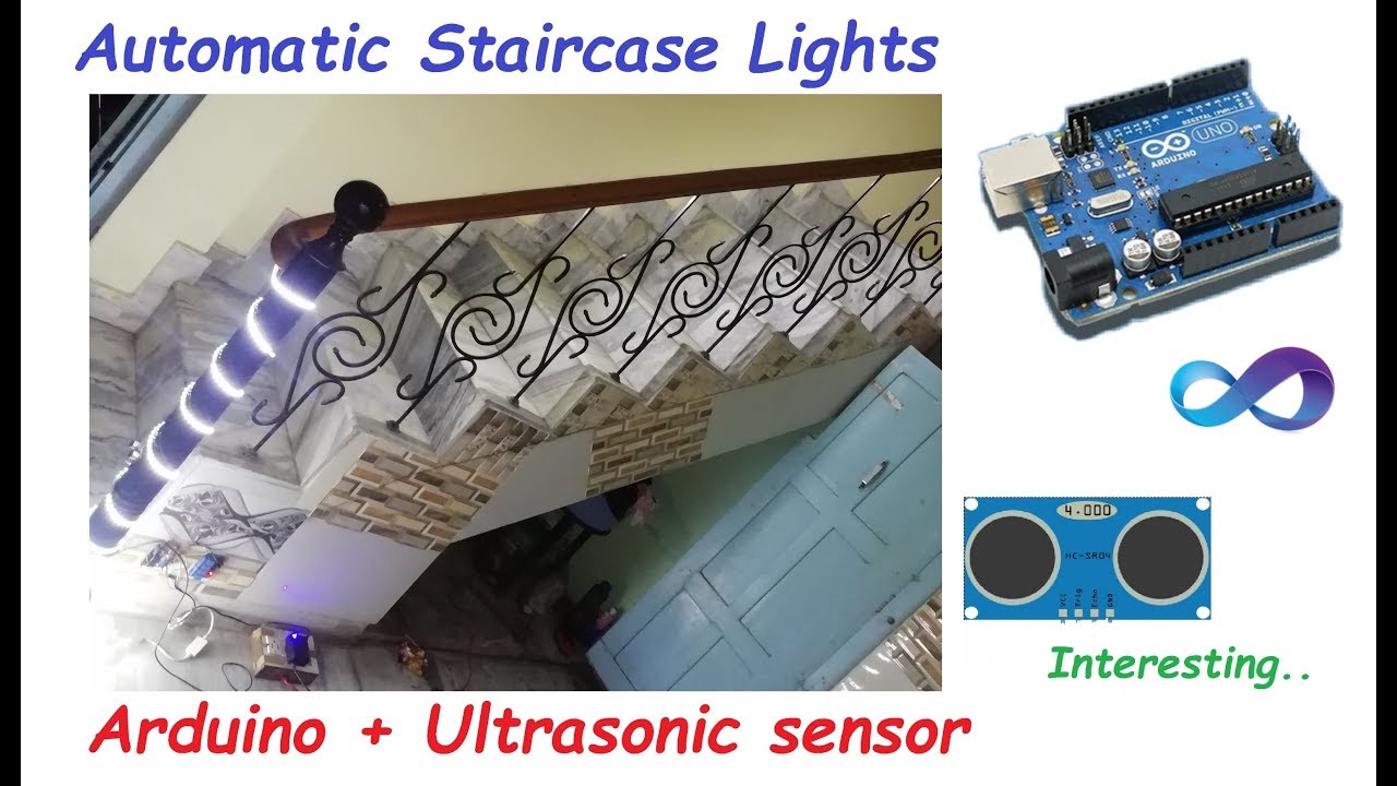 DIY Automatic Staircase Lights | Motion activated stairs lights | auto