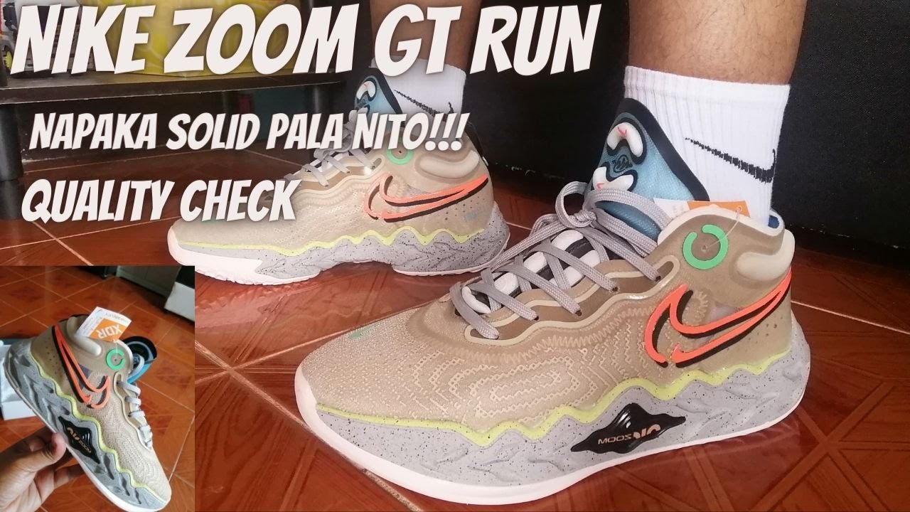 nike air zoom gt run on feet