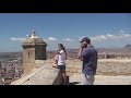 Panoramic views from Santa Bárbara Castle, Alicante, Spain